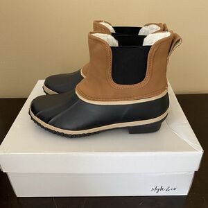 Style & Co Women's Harlii Pull-on Ankle Boots Tan